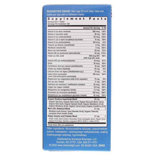 Men’s One 50+ Multivitamin, RBL